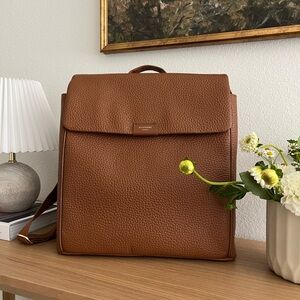 Storksak St. James Leather Backpack